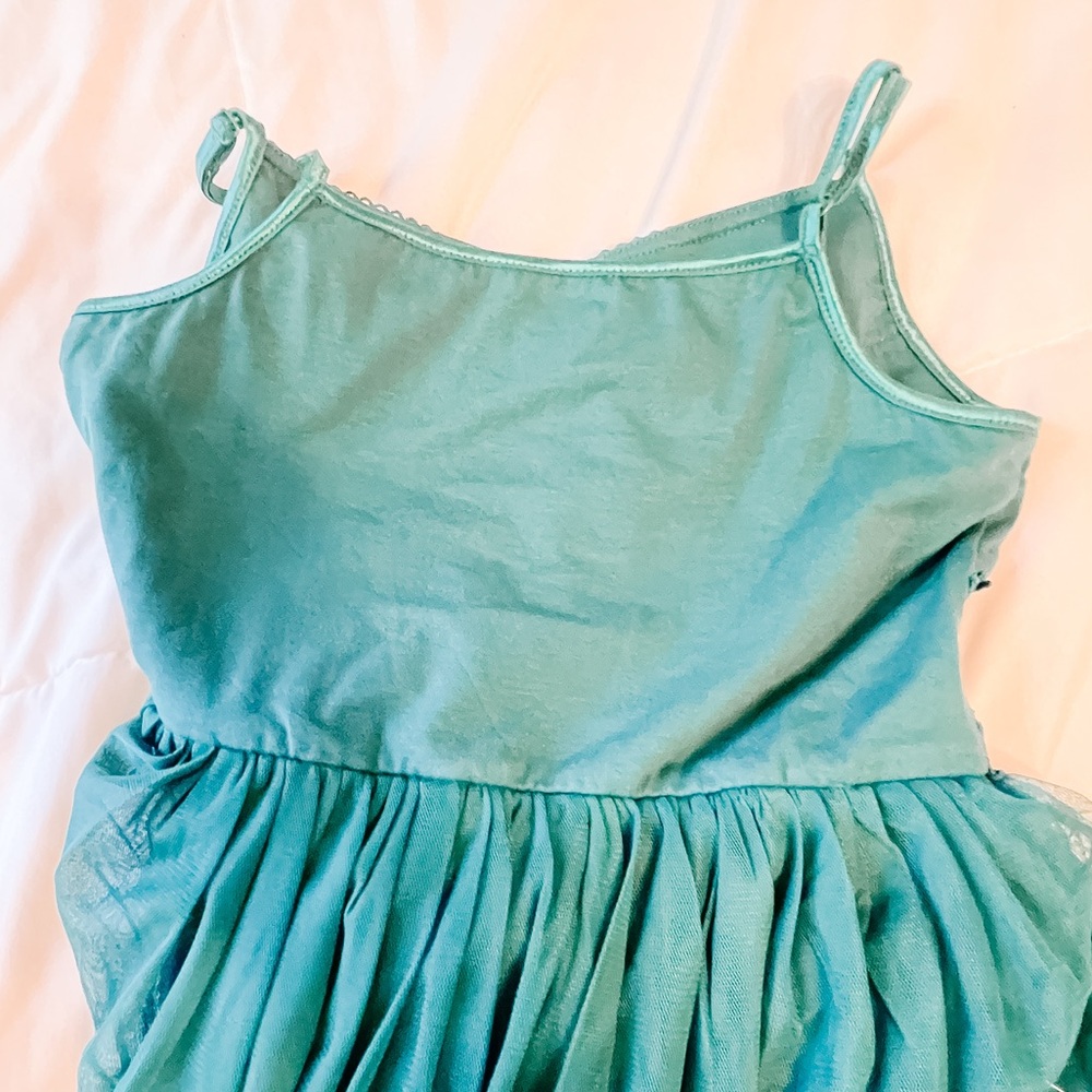 Zhenzi Teal Kids Formal Dress - Picture 3 of 4